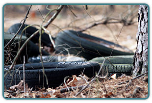 tires and industrial waste